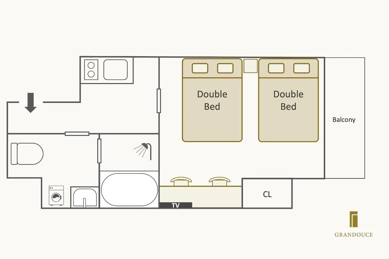 Grandouce Shimanouchi Apartment Osaka 0*,  Japan